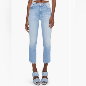 Mother The Insider Crop Step Fray in Limited Edition